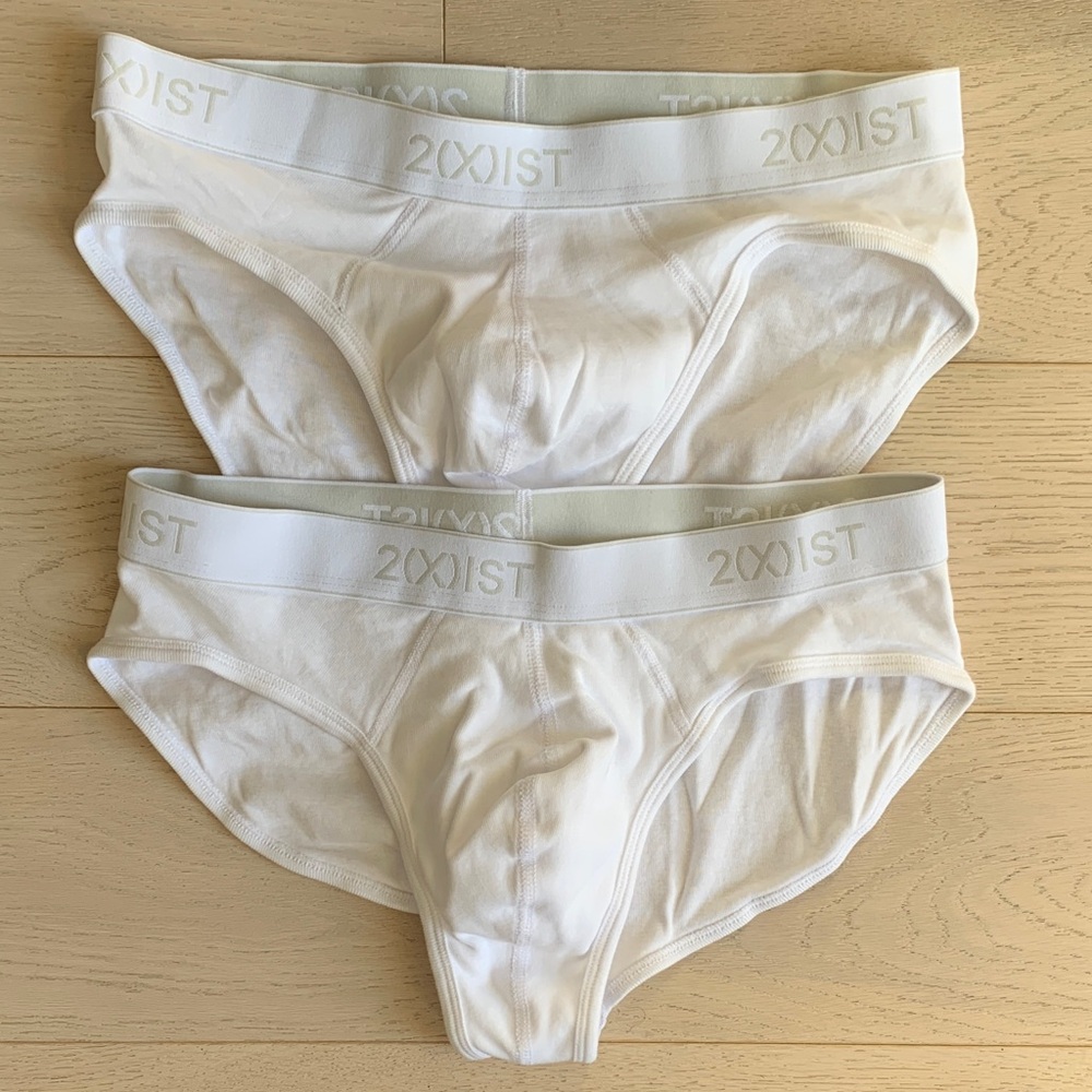 2xist Men's White Briefs